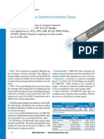 LMR - 900 Flexible Low Loss Communications Coax: Times