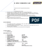 Inorganico de Zinc Cersa Z-85