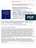 Meadowcroft & Ruger "Hayek, Friedman, and Buchanan: On Public Life, Chile, and The Relationship Between Liberty and Democracy" (2014)