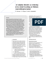 Use of SO2 As Reducing Agent in Cobalt Leaching PDF