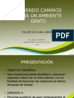 Taller de Clima Laboral