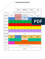 Schedules15-16 7th Grade