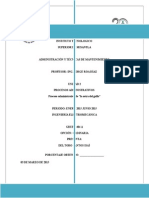 Análisis Administrativo de Una Empresa