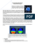 Incorporating Brain Breaks: Keeping Students Engaged