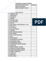 List Undangan & Bazar