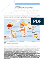 Modos de Transporte - Diversidade e Desigualdade Espacial Das Redes (11.º)