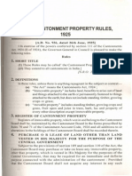 Cantonment Property Rules1925