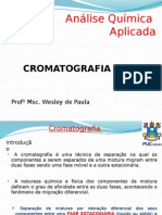 Analise Química Aplicada (Cromatografia Gasosa)