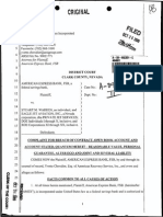 Clark County District Court Case A-09-602351-C: American Express Bank, FSB VS Eagle Jet Aviation - Complaint