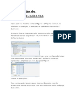 Verificação de Faturas Duplicadas