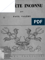 Un Poète Inconnu - Valéry, Paul