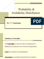 Probability & Probability Distribution