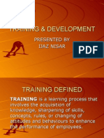 Training and Development