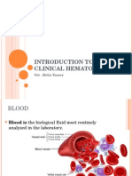 Introduction To Clinical Hematology