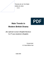 Main Trends in British English Drama