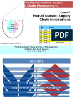 SCM Maruti Suzuki Case Section B Group 7