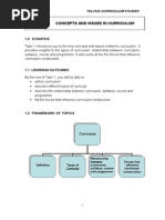 Curriculum Studies Module