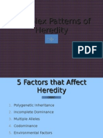 Complex Patterns of Heredity