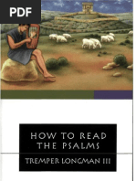 Tremper Longman How To Read The Psalms