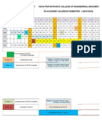 Vidya Pratishthan'S College of Engineering, Baramati Fe Academic Calendar Semester - I (2015-2016)