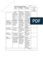 Self Collage Rubric