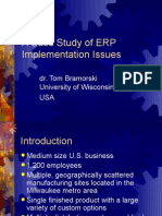 A Case Study of ERP Implementation Issues