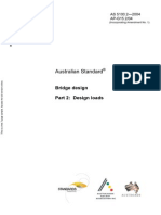 2004, AS5100.2 Design Loads, Australian Bridge Design Code