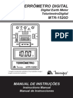 MTR 1520d 1102 BR Terrômetro Minipa