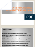 International Humanitarian Law (Power Point)