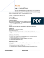 Labor Stage I - Latent Phase