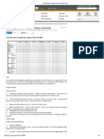 PI Application Support Daily Checklist - SCN PDF