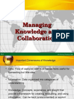 Managing Knowledge and Collaboration