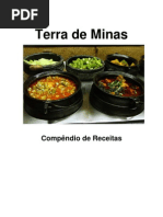 Livro de Receitas Terra de Minas