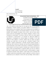 Resenha Extensão Ou Comunicação - Paulo Freire