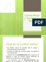 Control Motor y Aprendizaje Motor