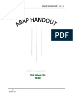 Abap Handout - Kiki Siswanto