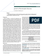 An Evidence-Based Approach To Phacomorphic Glaucoma