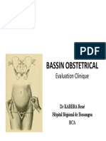 Bassin Obstetrical:Evaluation Clinique