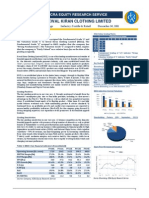 Kewal Kiran Clothing Limited: Icra Equity Research Service