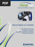 Echa Digital Brecha Digital en Colombia