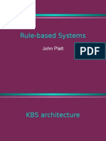 Rule-Based Systems: John Platt