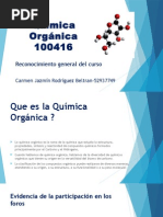 Reconocimiento General Del Curso Quimica Organica