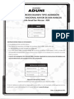 Decimotercer Examen Tipo de Admision Ciclo Anual San Marcos - 2012 PDF