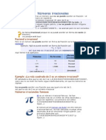 Números Irracionales Definicion&Ejemplos