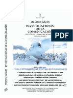 Anuario Ininco Vol21 N°1 2009 Texto Completo Tema Central Teoría y Metodología de La Investigación en Comunicación.