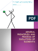 General Principles and Process of Isolation of Elements-1st Draft