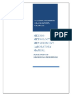 Metrology Lab Manual