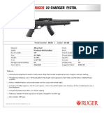 Ruger Polymer Stock 22 Charger Pistol