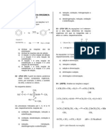 Exercícios - Reações Orgânicas