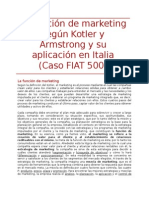 Projecto de Marketing Sobre El FIAT 500